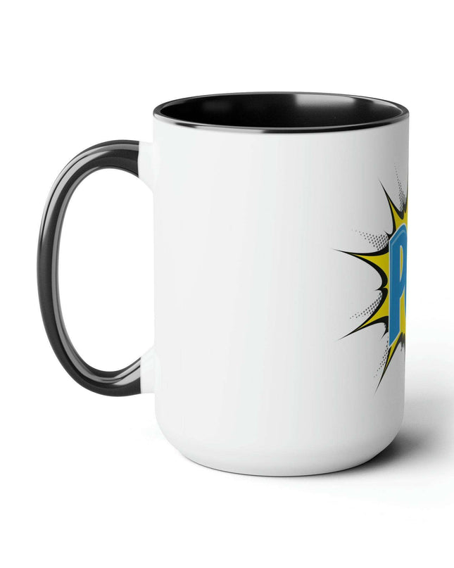 Sophisticated Dual-Hued Ceramic Coffee Mugs - Maison d'Elite Series