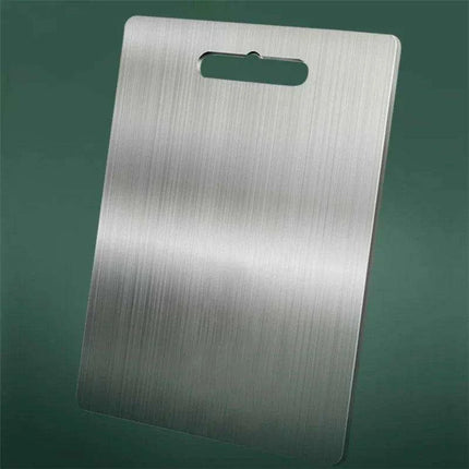 Stainless Steel Antibacterial Chopping Board Set with Complimentary Rolling Pin