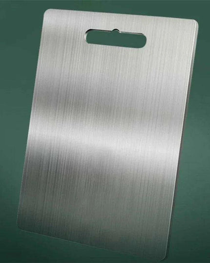 Stainless Steel Antibacterial Chopping Board Set with Complimentary Rolling Pin