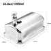 304 Stainless Steel Soap Dispenser - Durable Wall-Mounted