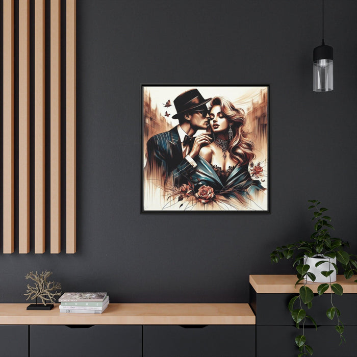 Elegant Love - Romantic Matte Canvas Wall Art