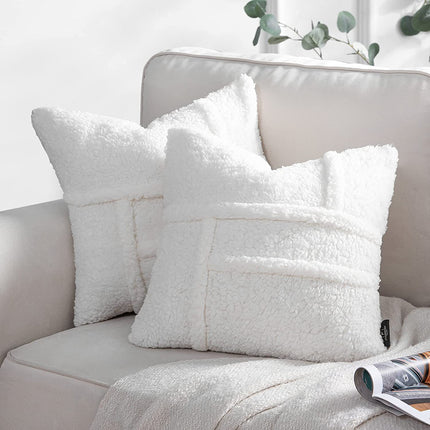 Lamb Wool Double-sided Cushion Cover