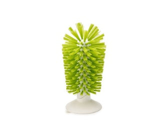 Double Head Suction Cup Wall Mounted Cleaning Brush for Glass and Kitchen