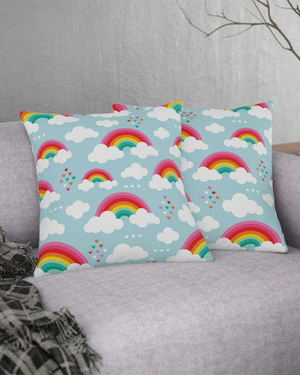 Elegant Weather-Resistant Cushion Set with Hidden Zipper Closure