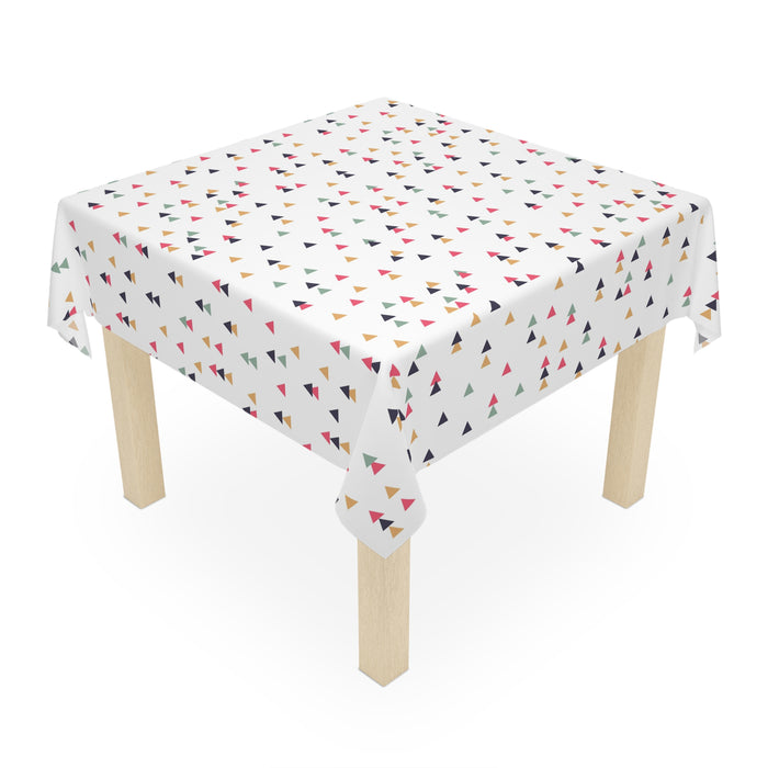 Personalized Elegant Square Tablecloth - Premium 55.1" x 55.1" Polyester Fabric