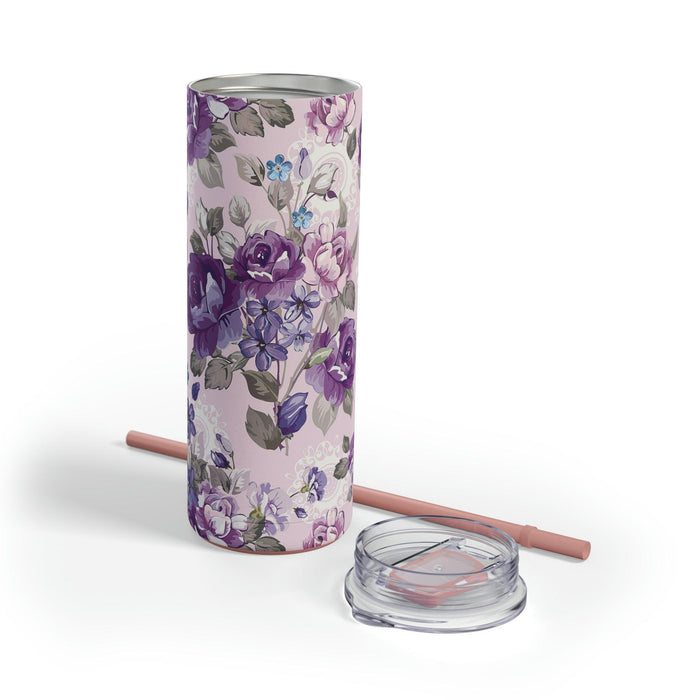 20oz Elegant Matte Stainless Steel Skinny Tumbler by Maars Maker - Sip in Luxury