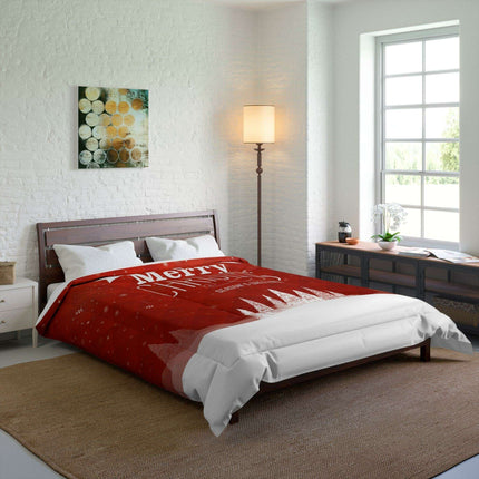 Festive Dreamscape - Luxurious Plush Polyester Blanket for Ultimate Sleep Warmth