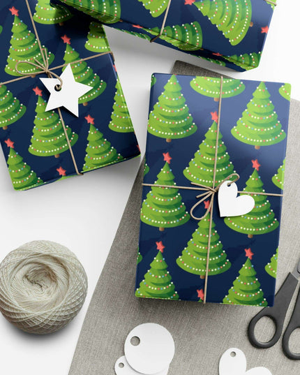 Sophisticated 3D Holiday Gift Wrap Set Crafted in the USA