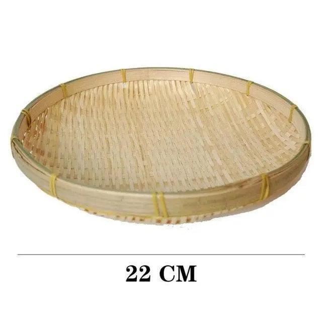 30CM Artisan Bamboo Fruit and Bread Serving Tray