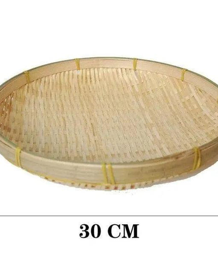 30CM Artisan Bamboo Fruit and Bread Serving Tray