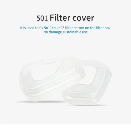 Peekaboo Studio Original 6200 Reusable Half Face Respirator with Fog-p