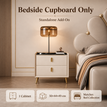 1pc Night stand / Greige