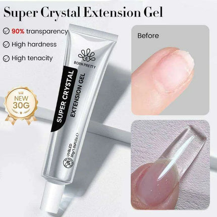 30g Ultra Clear UV Hard Gel for Exquisite Nail Extensions and Maximum Durability - Très Elite