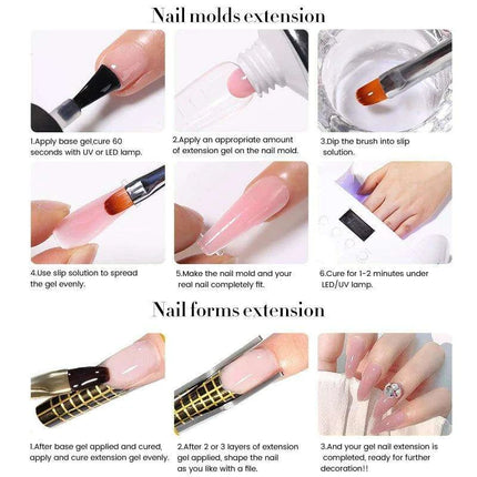 30g Ultra Clear UV Hard Gel for Exquisite Nail Extensions and Maximum Durability - Très Elite