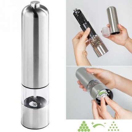 Peekaboo Studio Stainless Steel Electric Grinder with Adjustable Coars
