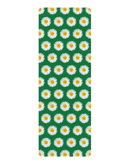 Elegant Daisy Floral Premium Yoga Mat for Stylish Practitioners