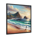 Ethereal Love - Enchanting Valentine’s Day Canvas Art with Stylish Black Frame