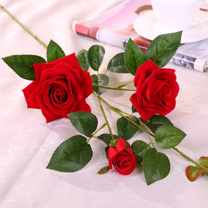 Peekaboo Studio Artificial Rose Flower - Realistic & Long-Lasting Deco