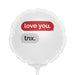 Sophisticated 6" Luxury Matte Valentine Balloons - Mix of Shapes