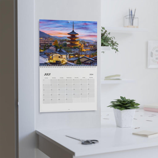 Luxury Japanese Wall Calendar 2024 - Premium Edition with Oversized Images