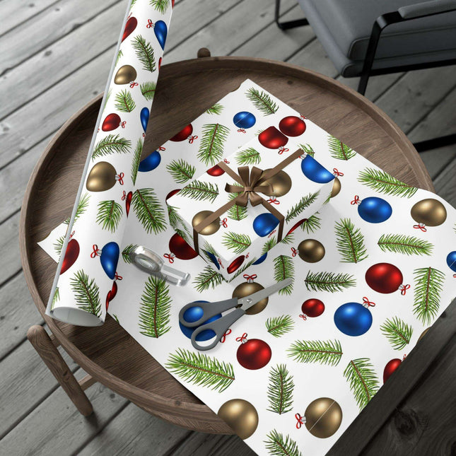 Elegant 3D Holiday Gift Wrapping Paper Set - Premium Quality, USA Crafted