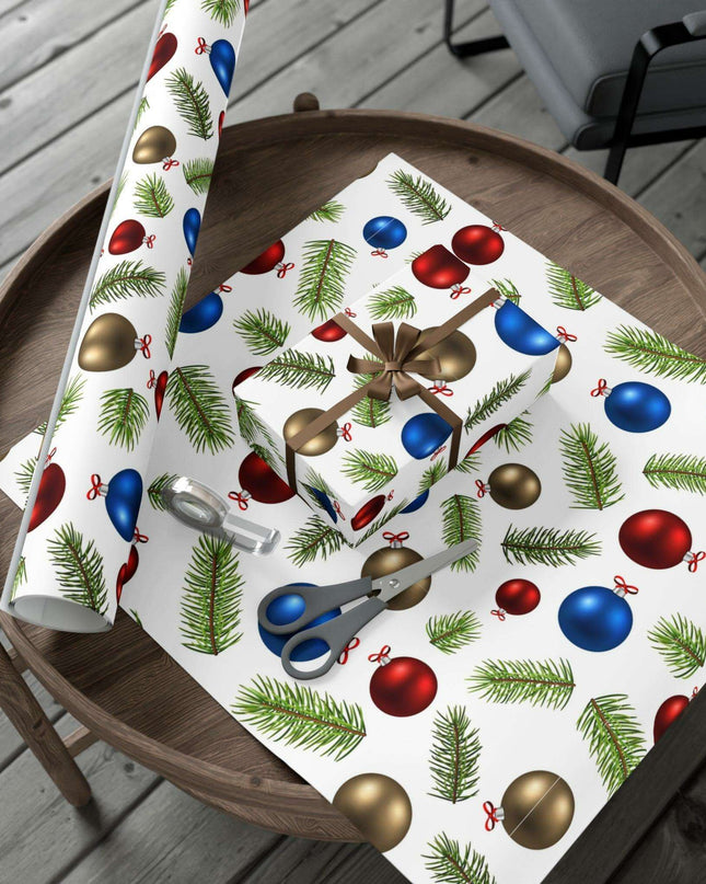 Elegant 3D Holiday Gift Wrapping Paper Set - Premium Quality, USA Crafted