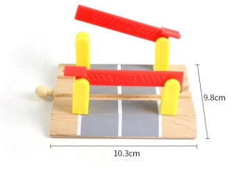 Wooden track accessories small train track toy