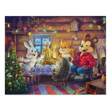 Holiday Cheer Jigsaw Puzzle - Premium Family Fun