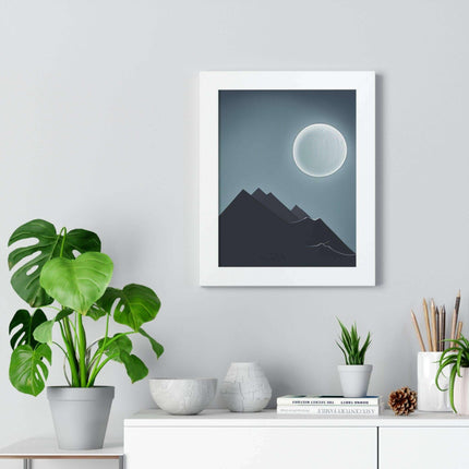 Celestial Harmony Eco-Conscious Framed Art Print