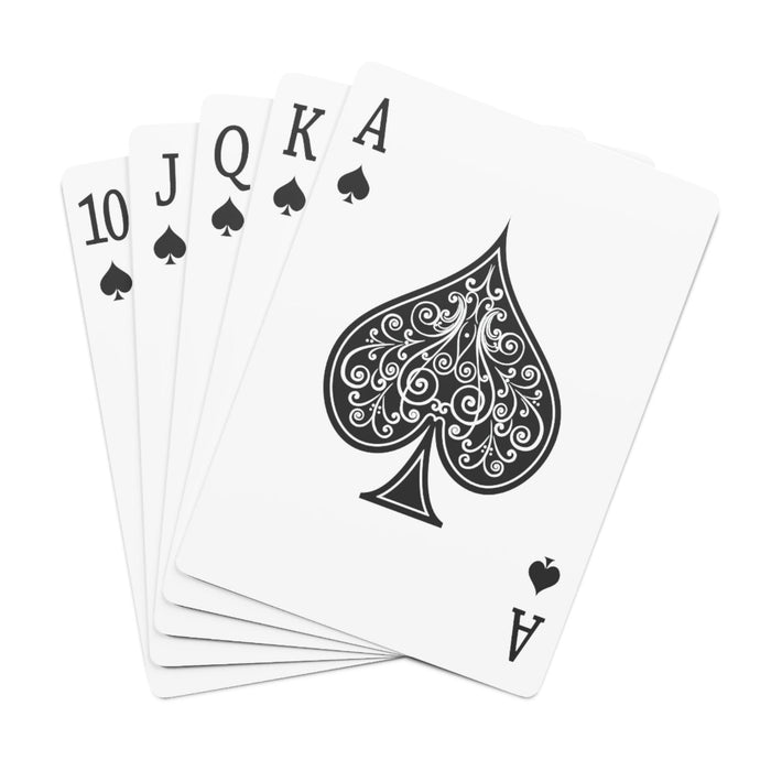 Retro Flower Pattern Playing Cards - Elegant Set for an Enhanced Gaming Experience