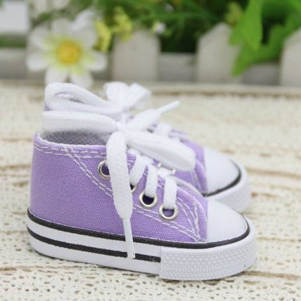 Canvas Doll Shoes Key Chain Pendant For Dolls Assorted Colors