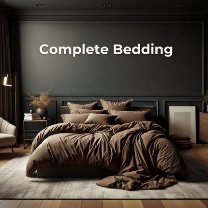 Solid Color Simple Bedding Grey Duvet Cover