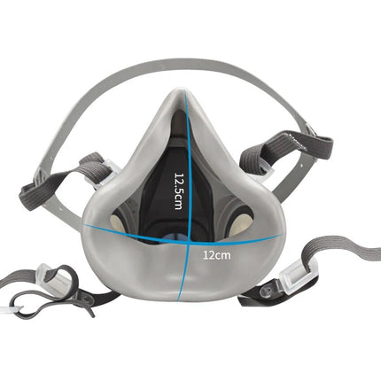 Peekaboo Studio Original 6200 Reusable Half Face Respirator with Fog-p