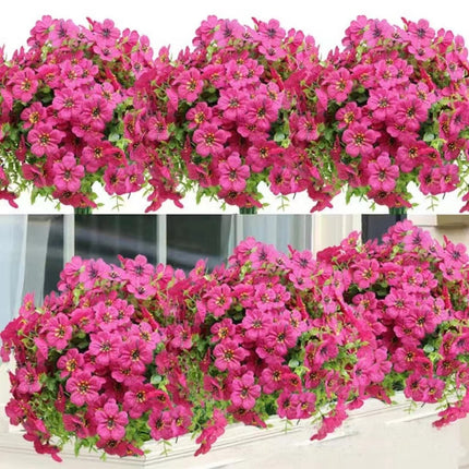 Peekaboo Studio Artificial Violet Flower Bouquet - Elegant Home Decor