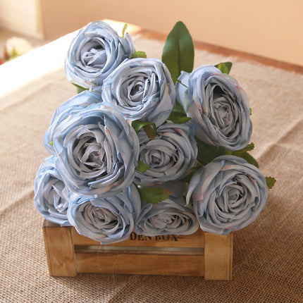Peekaboo Studio Super Realistic Bridal Bouquet - Artificial Flowers, L