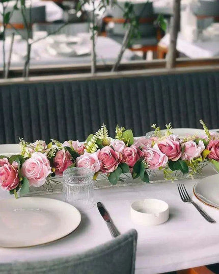 Sleek Transparent Acrylic Vase: Enhance Your Home Aesthetics