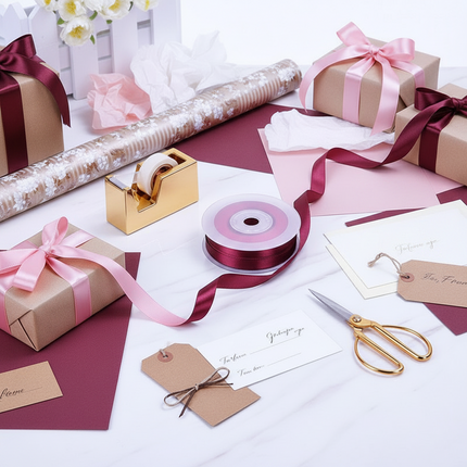 Peekaboo Studio Solid Color 6mm Ribbon for DIY Hair Accessories