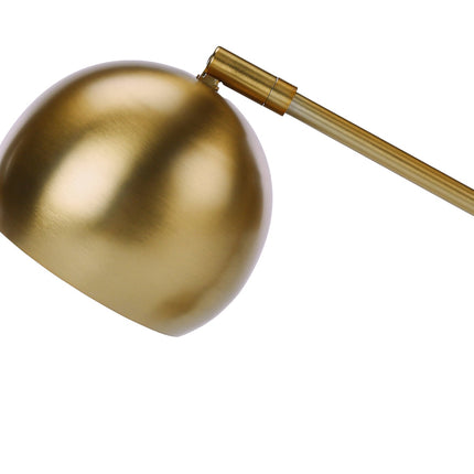 Room & Decor 19"H Contemporary Gold Metal Table Lamp with Gold Shade