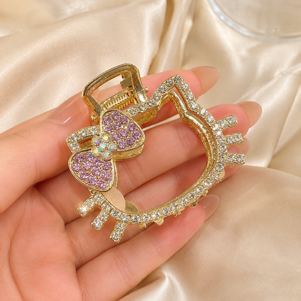 House Of Harmony Hello Kitty Rhinestone Hair Gripper - Cute & Stylish