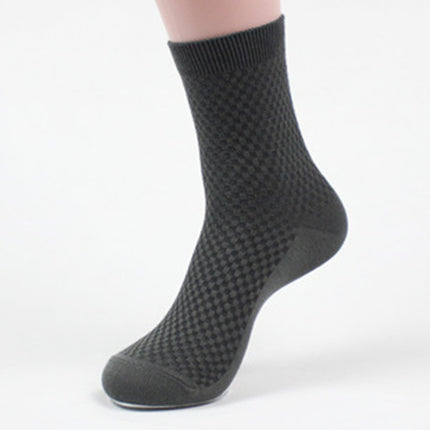 Peekaboo Studio Men's Bamboo Fiber Socks - Soft, Breathable Comfort
