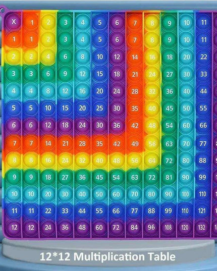 Math Pop Sensory Silicone Toy Set for Interactive Learning