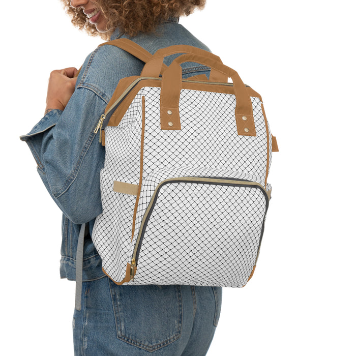 Luxury Baby Diaper Backpack with Artistic Touch