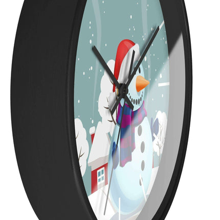 Elegant Wooden Framed Wall Clock - A Perfect Addition to Upscale Decor