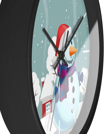 Elegant Wooden Framed Wall Clock - A Perfect Addition to Upscale Decor