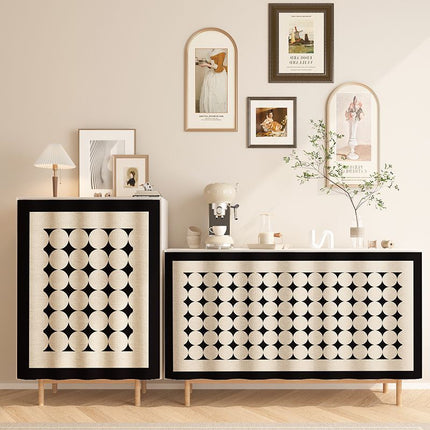 Punch-free Cabinet Shade Curtain Kitchen Door Curtain