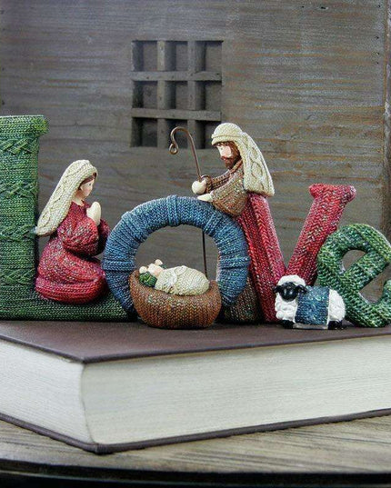 Elegant European LOVE/FAMILY Resin Decor - Charming Home Accents and Meaningful Gifts