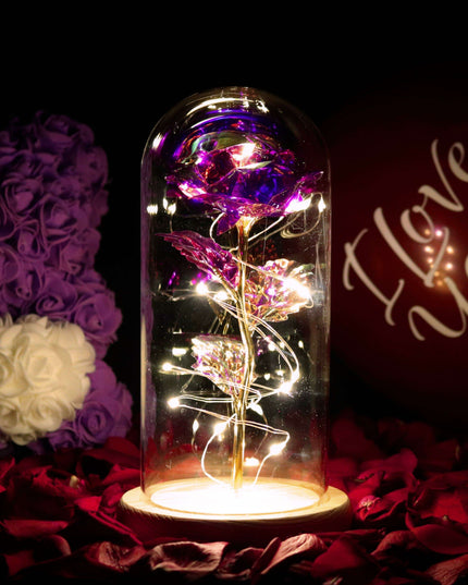 Eternal Radiance Rose Illumination Lamp