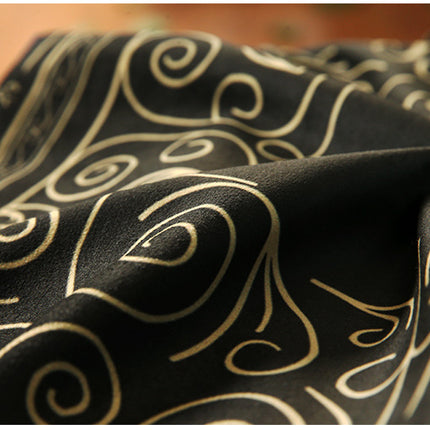 Rainforest Geometric Print Velvet Cushion Cover