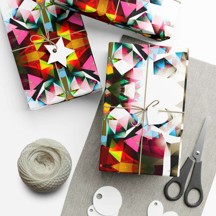 Elegant Eco-Friendly 3D Holiday Gift Wrap Set: Premium USA-Made Wrapping Paper
