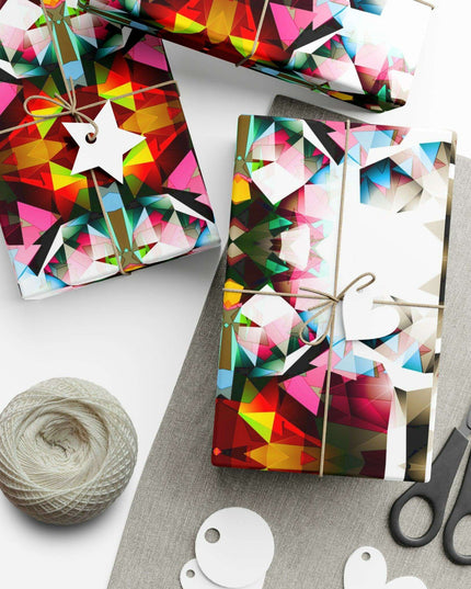 Elegant Eco-Friendly 3D Holiday Gift Wrap Set: Premium USA-Made Wrapping Paper